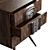 Retro Americana Chest: Jonathan Charles 50's Inspired 3D model small image 3