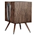 Retro Americana Chest: Jonathan Charles 50's Inspired 3D model small image 4