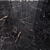 Sleek Black Marble Floor Set 3D model small image 1