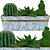 Title: Mini Cacti Pot: Tabletop Succulent Display 3D model small image 1