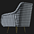 Modern Classic Black and White Chair 3D model small image 6