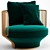 Wittmann Paradise Bird Lounge Chair 3D model small image 1