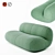 Luxe Comfort: Ligne Roset Pukka Sofa 3D model small image 1