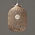 Versatile Laki Bamboo Pendant Shade 3D model small image 3