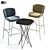 Modern Upholstered Bar Chair with Table 3D model small image 2