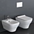 Noken Forma Wall-Hung Bathroom Set 3D model small image 1