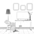 Besto-Burs Console Table with Fanbyun Easy Chair 3D model small image 2