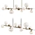 Antique Brass Troon Chandelier 3D model small image 1