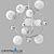 Modern Chrome Pendant Light 3D model small image 1