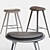 Mater Stools: Elegant Mid-Century Design 3D model small image 3