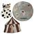Whimsical OYOY Kids Rugs 3D model small image 1