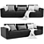Modern Scandinavian Minotti Andersen Sofa 3D model small image 1