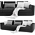 Modern Scandinavian Minotti Andersen Sofa 3D model small image 3