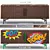 Modern Walnut Wood Dresser with Multiple Finish Options 3D model small image 1