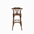 Classic Wood Bar Stool 3D model small image 2