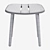 Manutti Solid Counter Stools: Timeless Elegance 3D model small image 2