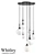 Whitley Round Chandelier: Elegant Illumination 3D model small image 1