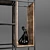 Sleek Modern Partition - 160x40x300cm 3D model small image 3