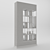 Sleek Modern Partition - 160x40x300cm 3D model small image 4