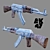 Deadly Defender: AK47 3D model small image 1