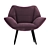 Elegant Modern Armchair - Max/Obj 3D model small image 2