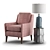 Alice Accent Chair: Timeless Elegance for Your Home 3D model small image 1