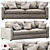 Modern Linteloo Fabio Sofa 3D model small image 1