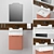 Frieze Two: Stylish Bathroom Cabinet 3D model small image 6