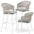 Modern CTR Armchair & Bar Chair by Tribu 3D model small image 1