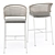 Modern CTR Armchair & Bar Chair by Tribu 3D model small image 2