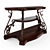 Sleek Steel Binion Console 3D model small image 2