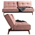 Versatile Splitback Sofa Bed 3D model small image 2