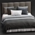 Koi Flou Bed: Sleek Modern Design 3D model small image 4