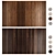 Wooden Panel Set: 4 Textures | 5.0m x 3.0m 3D model small image 3