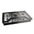 KitchenAid Gas Cooktop: Sleek Stainless Steel Design 3D model small image 2