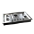 KitchenAid Gas Cooktop: Sleek Stainless Steel Design 3D model small image 4