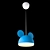 Mickey Pendant Lamp: Fun & Stylish 3D model small image 2