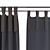 Elegant Curtain Set 3D model small image 5