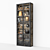 Industrial Chic Bookshelf 3D model small image 3