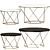 Elegant Nesting Coffee Tables for Versatile Spaces 3D model small image 2