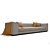 Modern 3-Person Sofa 3D model small image 6