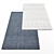 Modern Style Set of 4 Rugs 3D model small image 2