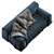 Modern Designer Sofa by Paola Navone 3D model small image 4