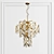 Elegant American Style Chandelier 3D model small image 3