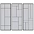 Title: Sleek Glass Room Divider 3D model small image 3