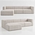 Modish Italian Influence: Langhasm Sofa 3D model small image 1