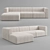 Modish Italian Influence: Langhasm Sofa 3D model small image 4