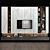 Sleek TV Shelf: Organize & Display 3D model small image 1