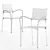 Breeze Chair: Sleek & Stylish Seating 3D model small image 2