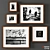 IKEA Dark Brown Frame: Stylish and Durable 3D model small image 1